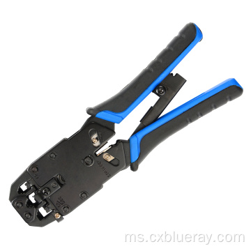 RJ45/12/11 Alat crimping mampatan untuk plag modular crimping